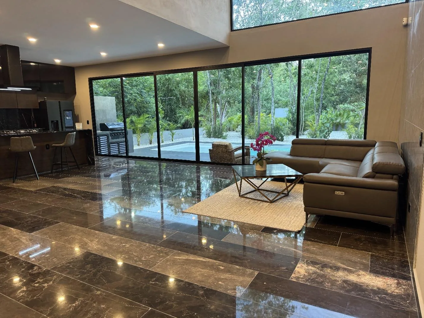 Modern Four-Bedroom Home with Private Beach Club Access in Xpu-Ha Beach Residential Community