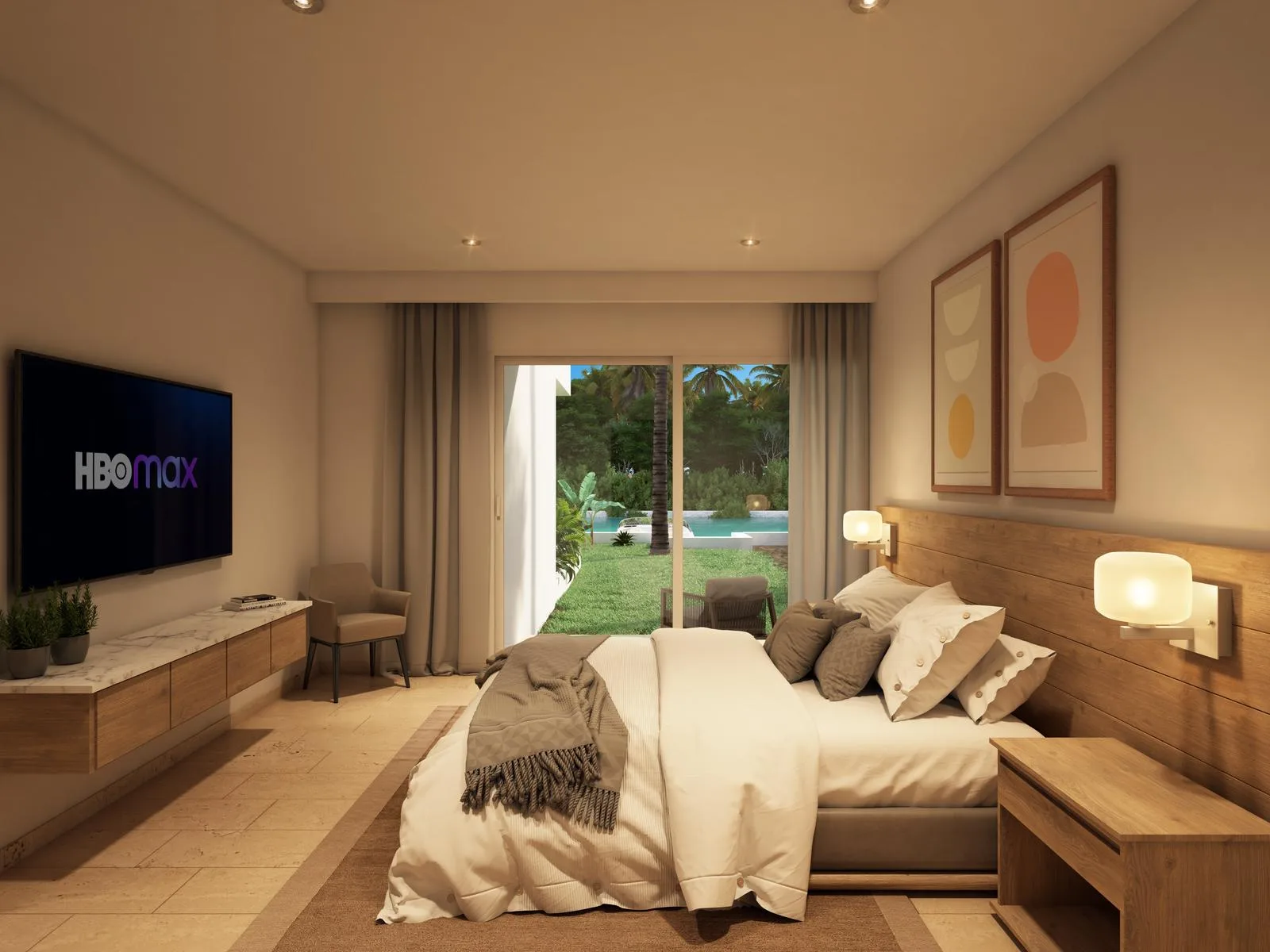 Water-View Apartment in Gated Community with Pool and Beach Club Access