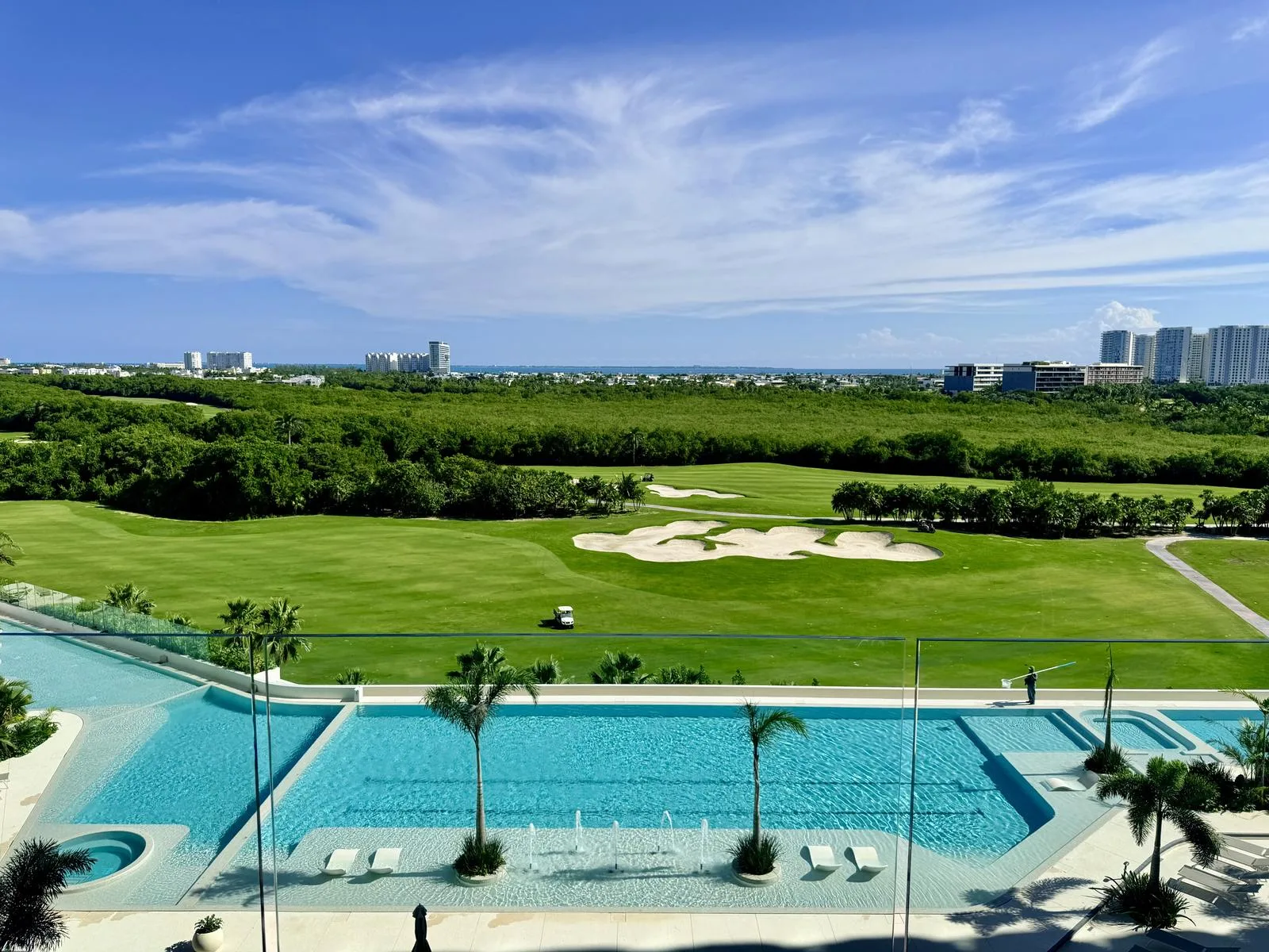 2-Bedroom Apartment with Direct Elevator and Golf Course Views in WOHA Residences, Puerto Cancun