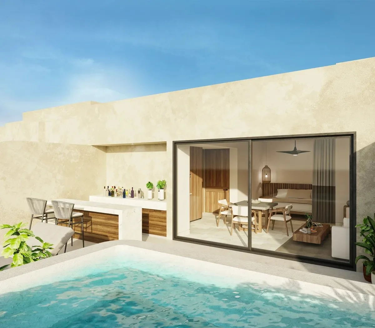 Luxury Beachfront Apartments in Puerto Morelos, Riviera Maya