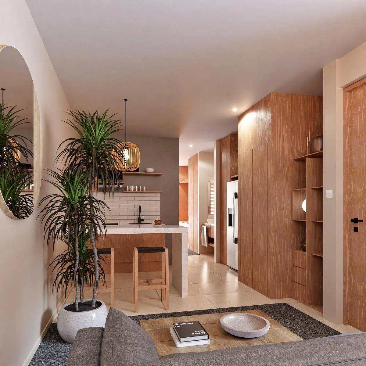 1-Bedroom Apartment with Rooftop Pool in Playa del Carmen