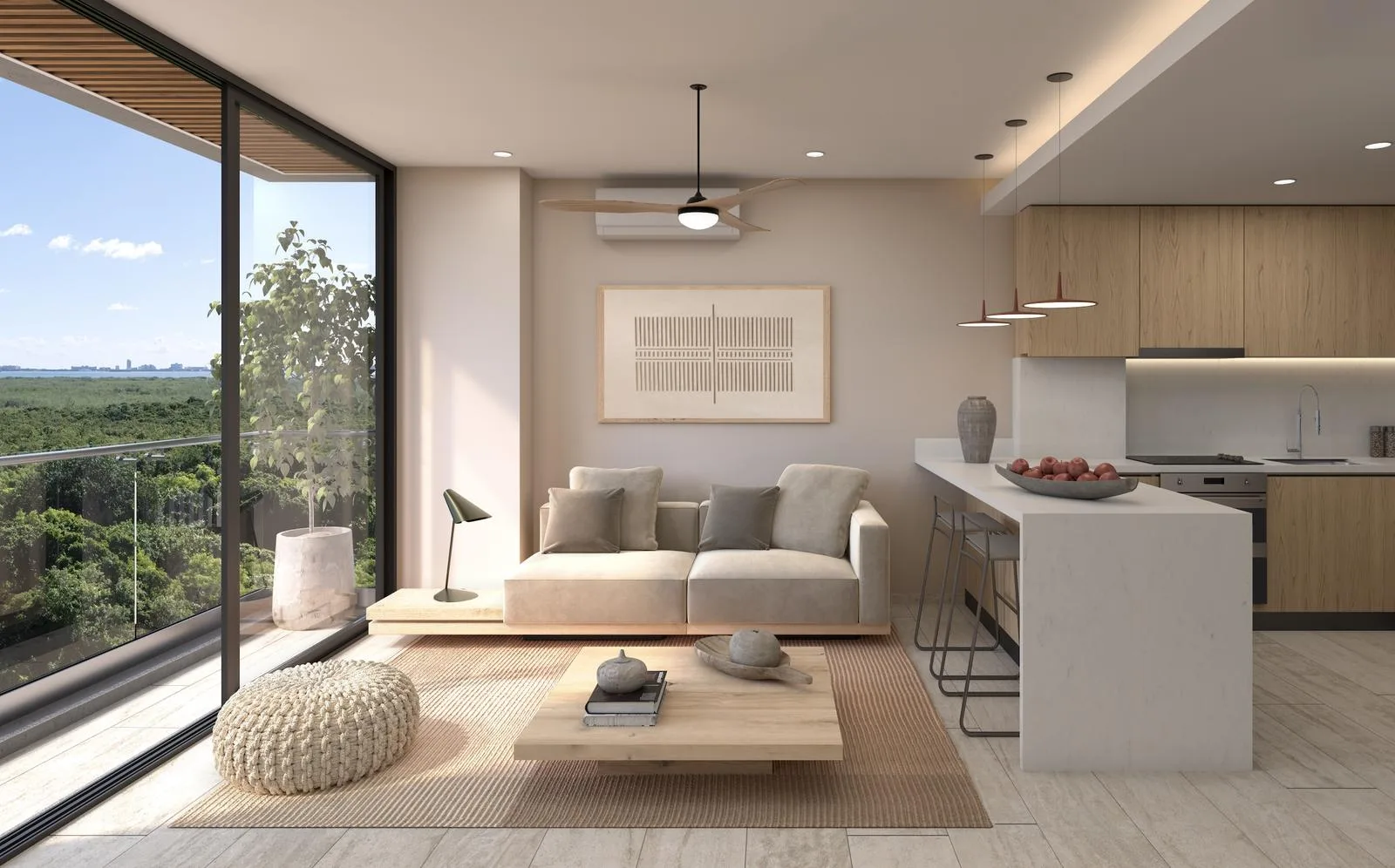 Studio Residence with Infinity Pool and Sky Lounge in Prime Cancún Location