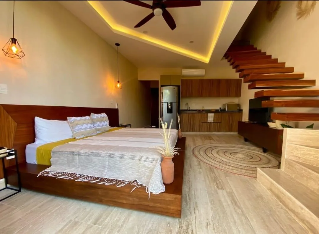 86 m² Studio Penthouse in Tulum with Pool, Gym, and Coworking Space