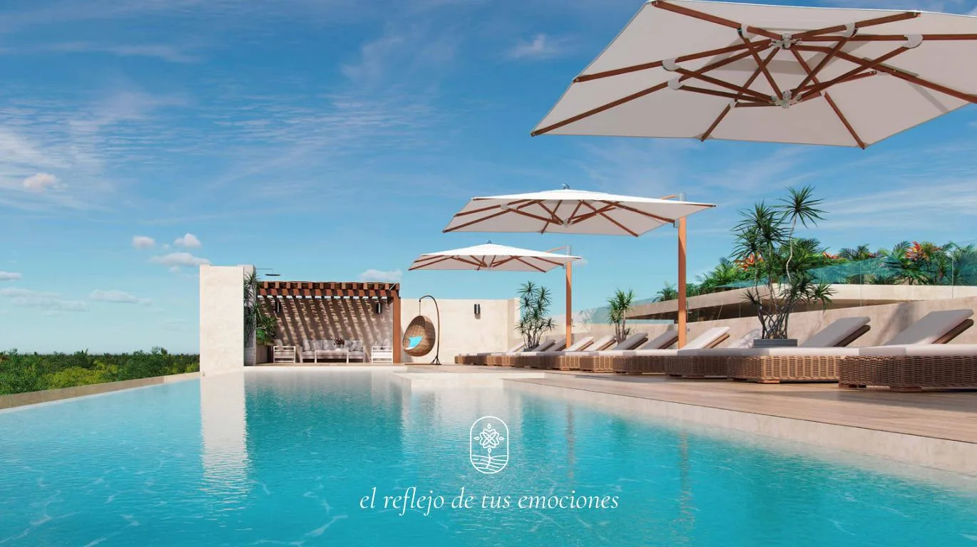 Modern Residential Development in Cancún with Infinity Pool & Rooftop - Studio, 1 & 2-Bedroom Units in Paseos de la Selva II