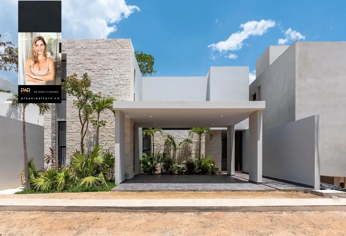 3-Bedroom Private Residence in a Gated Community in Playa del Carmen with Premium Amenities