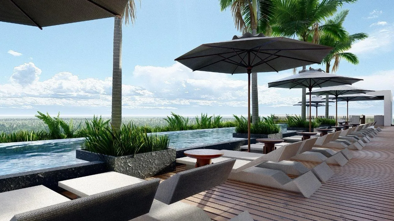 Modern One-Bedroom Apartment with Rooftop and Pool in Playa del Carmen