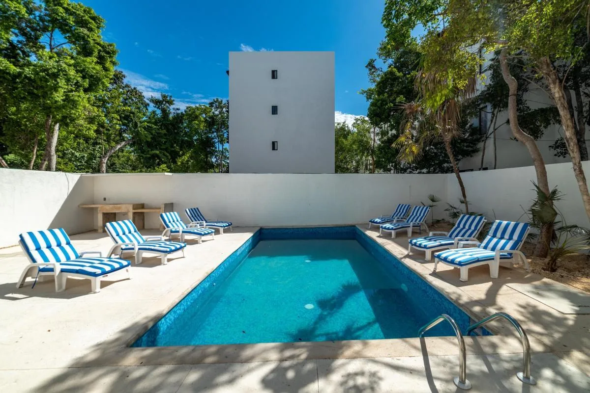 2-Bedroom Apartment in Riviera Tulum, Tulum: Minutes from Tren Maya Station and Beach