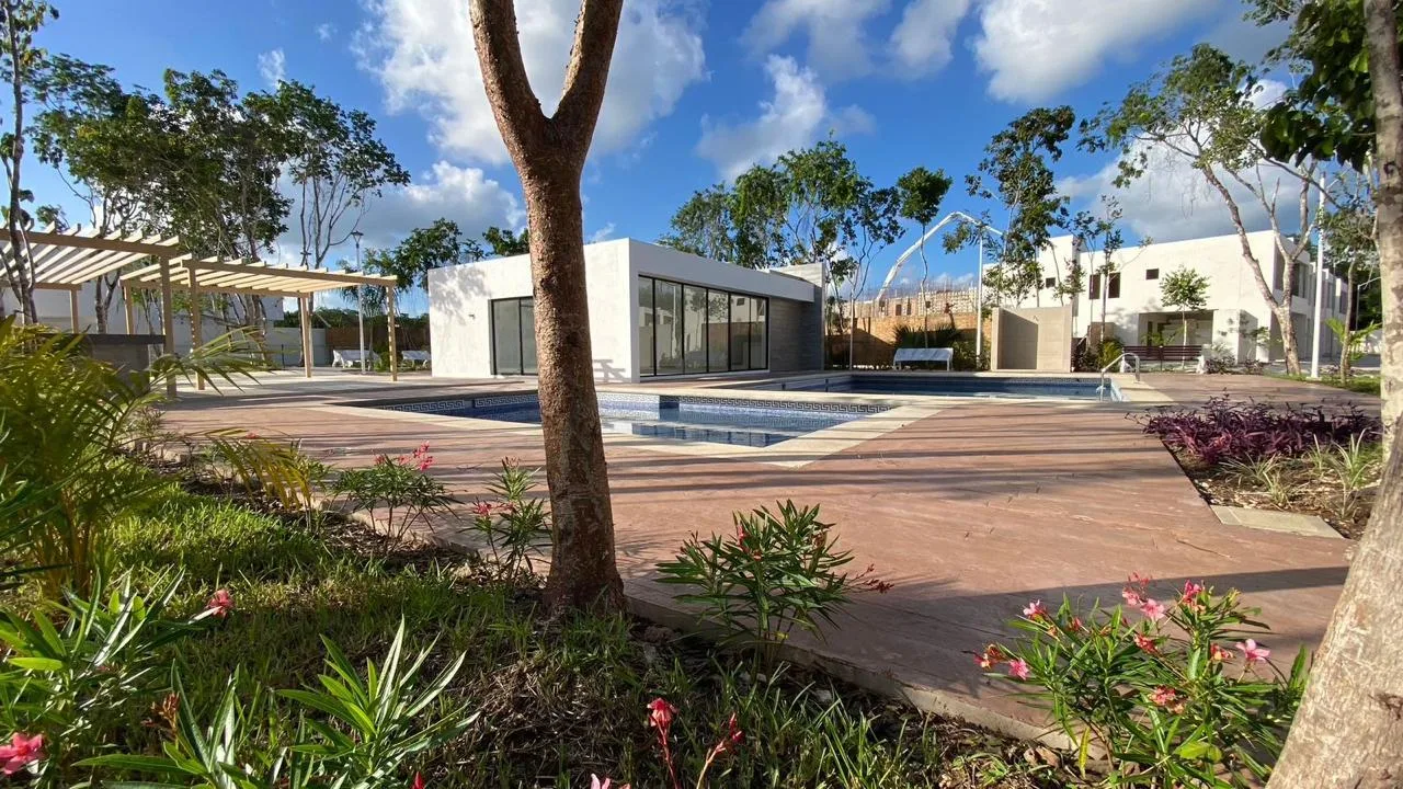 Two-Bedroom House with Rooftop Terrace in Gated Playa del Carmen Community