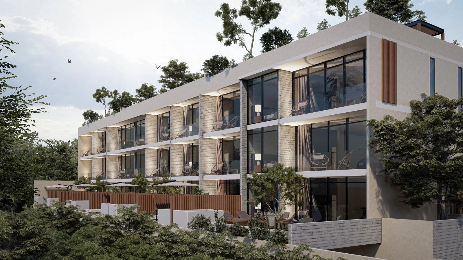 Studio in Tulum with Pool, Gym, Yoga Area, and 24/7 Security