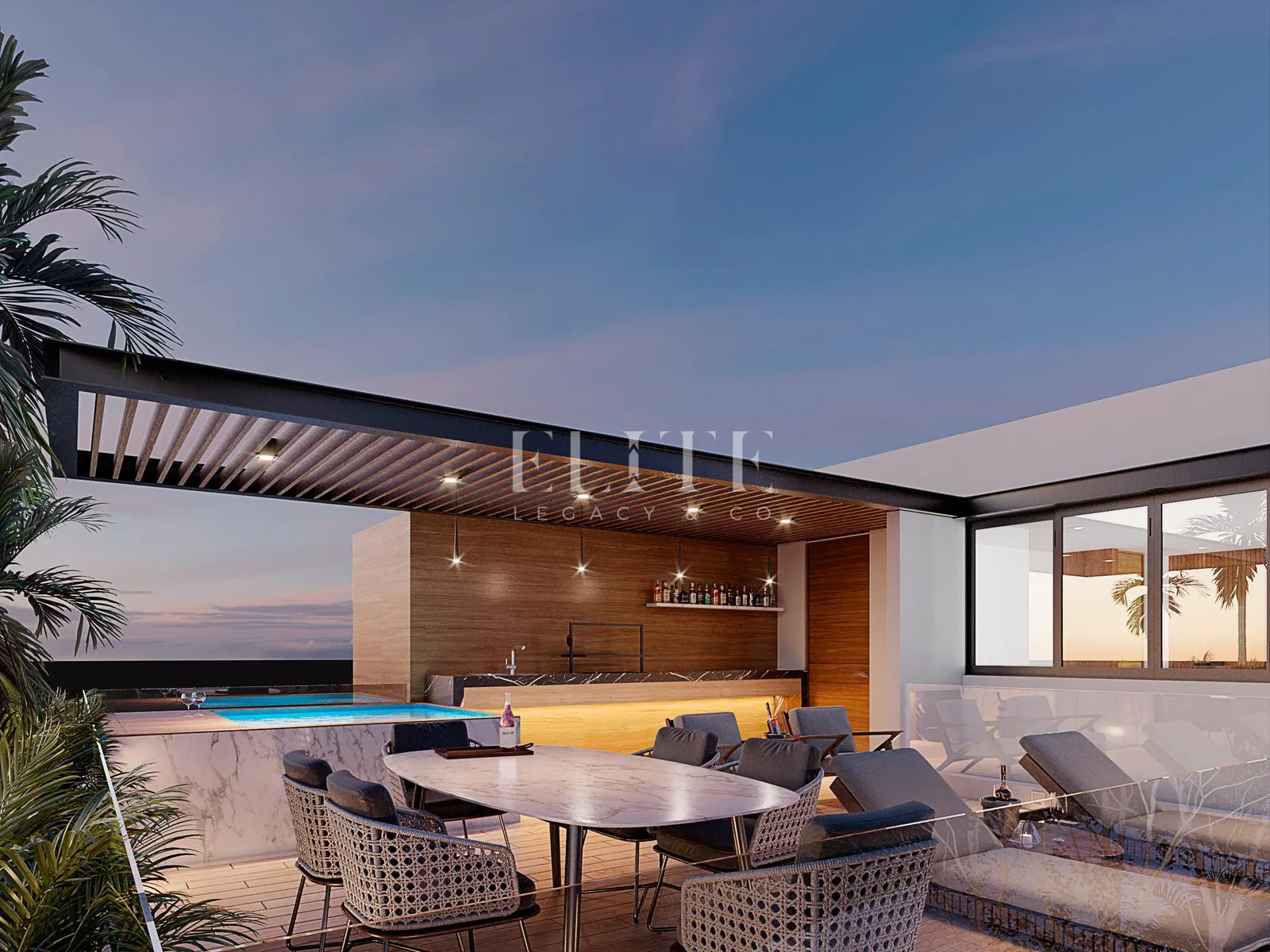 Three-Level House with Private Pool, Roof Garden Jacuzzi, and Marina Access in Laguna I, Puerto Cancún