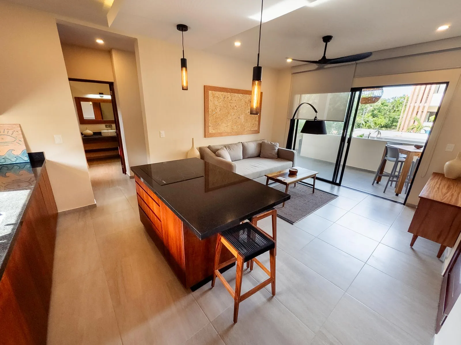 One-Bedroom Apartment with Private Jacuzzi Terrace in Tulum's Region 15