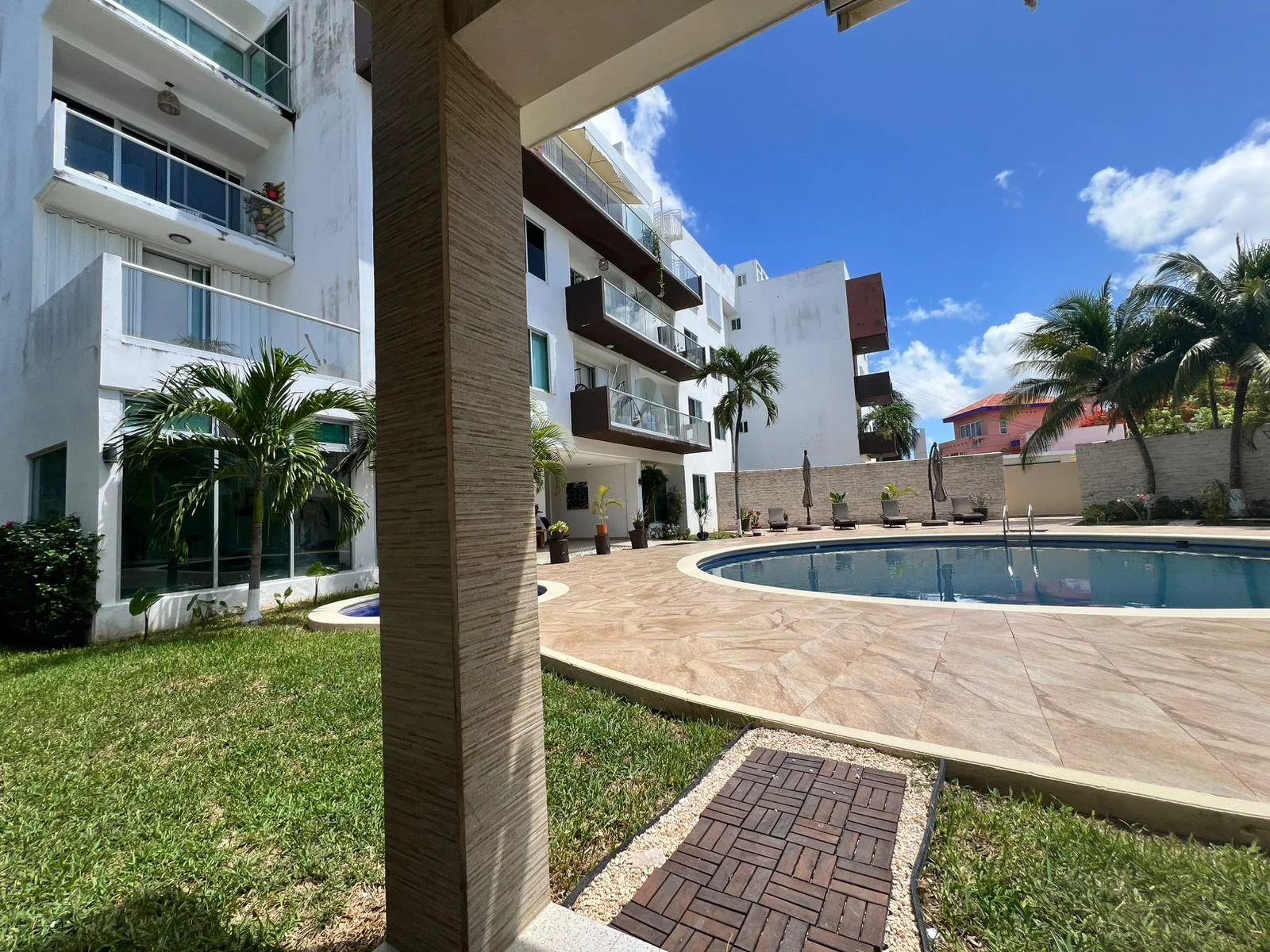 3-Bedroom Second-Floor Apartment with Pool, Gym, and Central Location