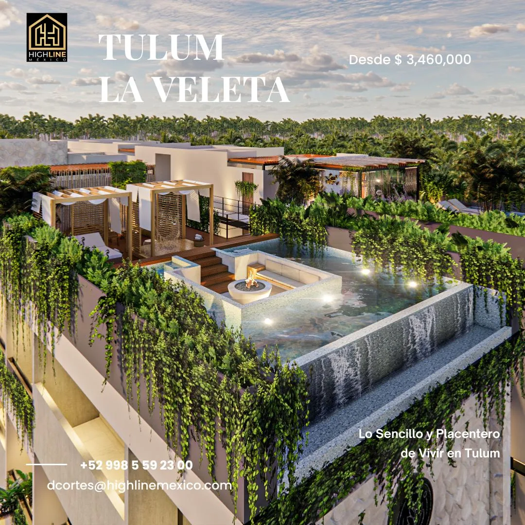 Terrace Single Apartment with Private Pool in La Veleta, Tulum