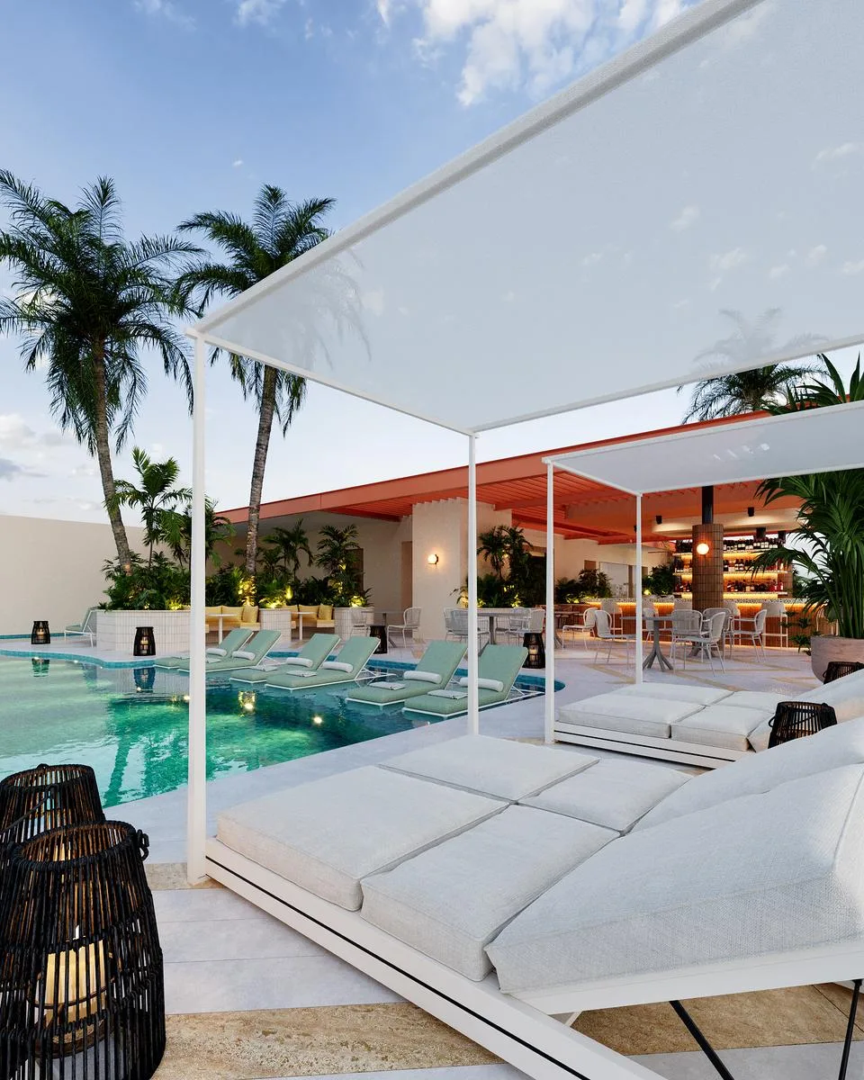 Residential Project in Playa del Carmen with Rooftop Pool and Sky Bar