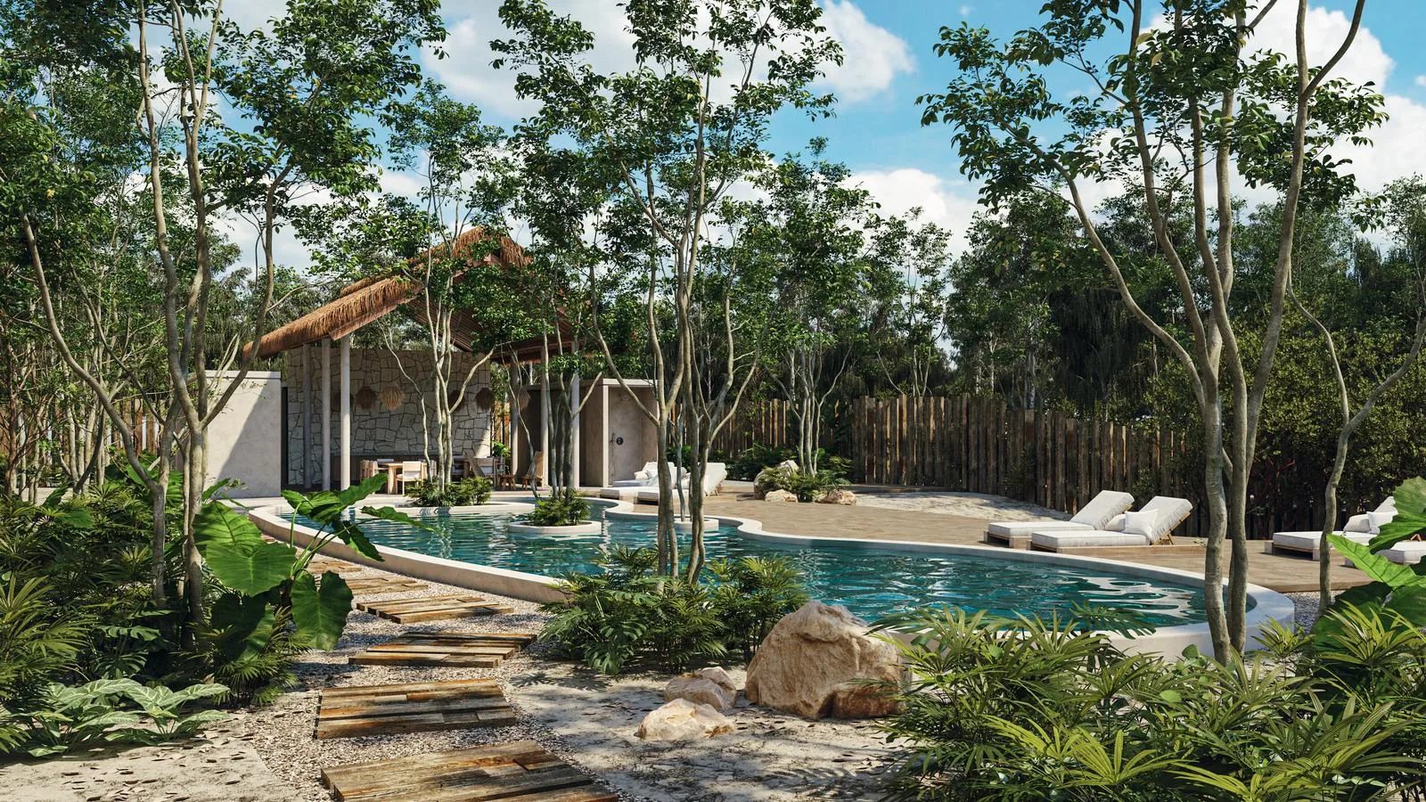 Luxury 3-Bedroom Villa in Tulum with Private Plunge Pool and Rooftop Garden