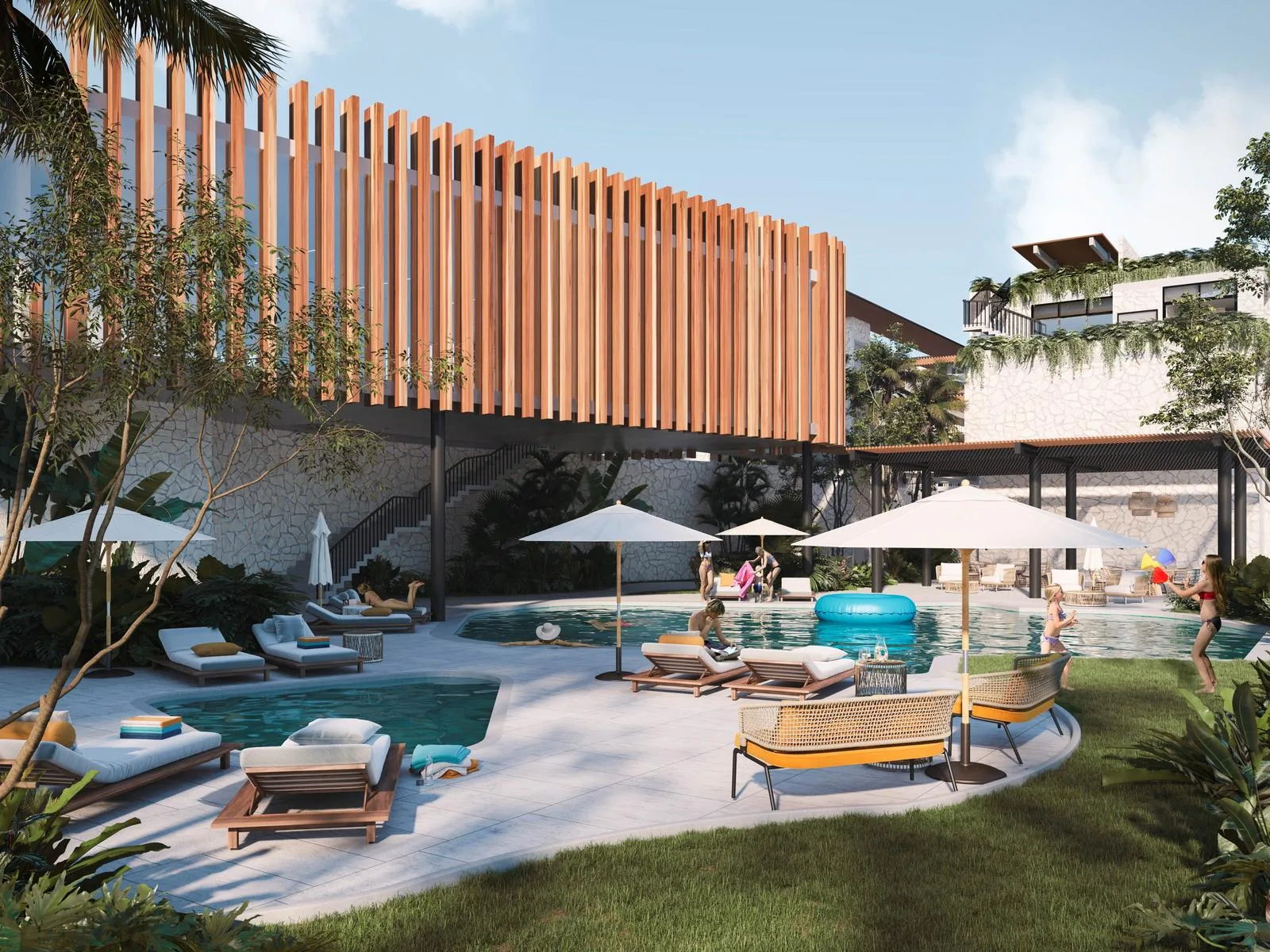 Modern 2-Bedroom Mixed-Use Residence with Luxury Amenities in Riviera Maya