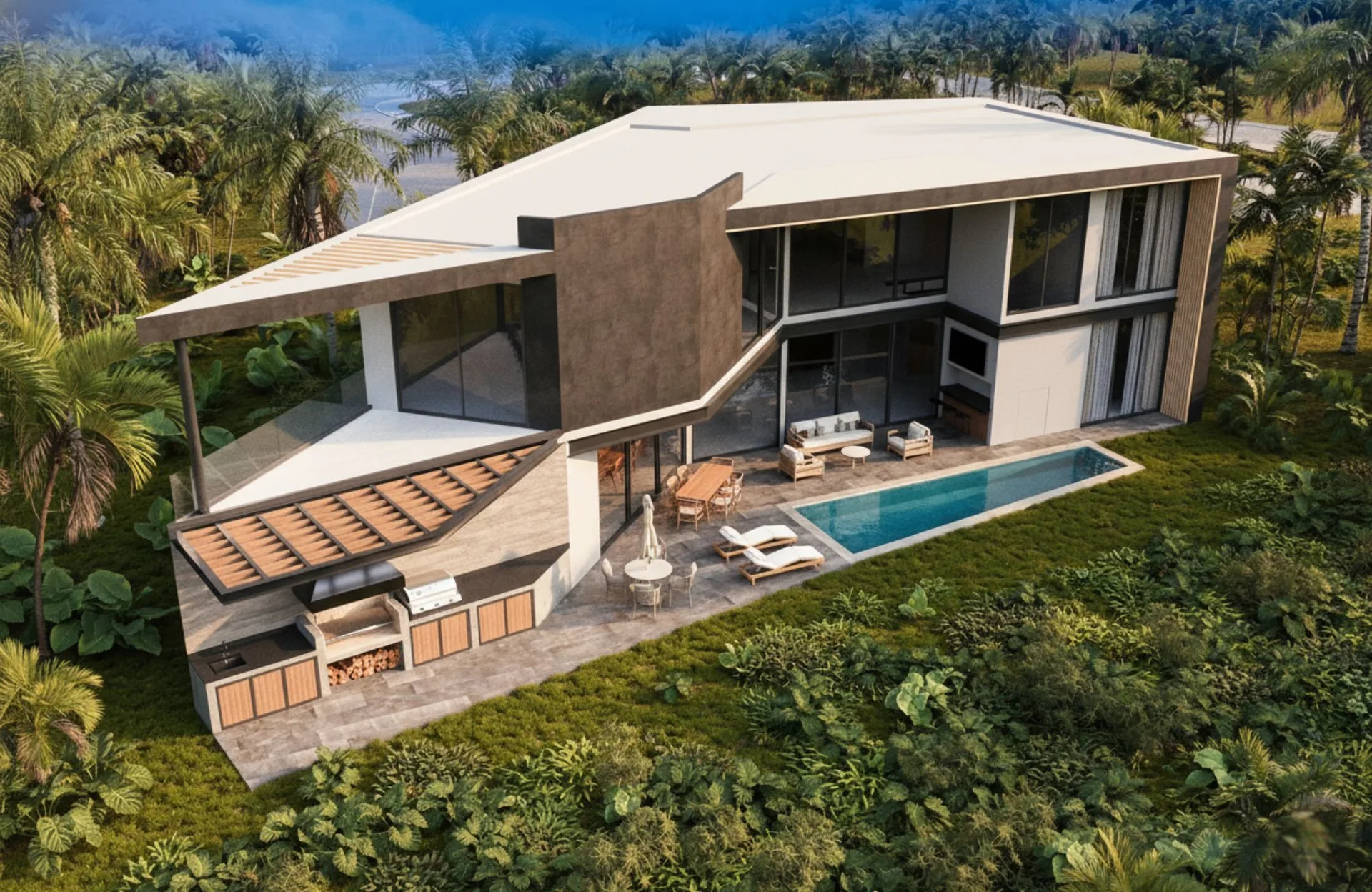 Luxury Villa with 3+ Bedrooms, Private Pool & Jungle Views in Selvamar, Playa del Carmen