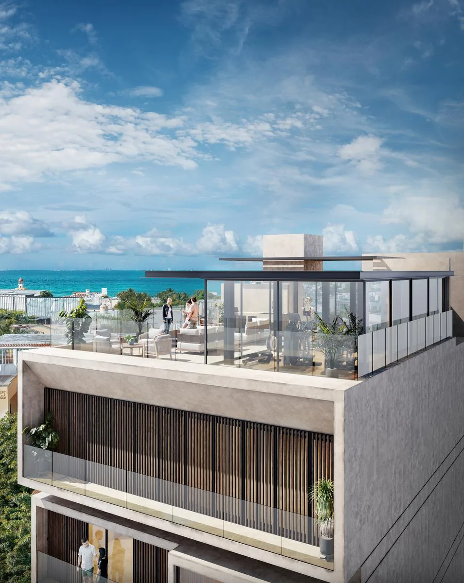 Luxury 6-Level Residential Project with Rooftop Infinity Pool in Playa del Carmen