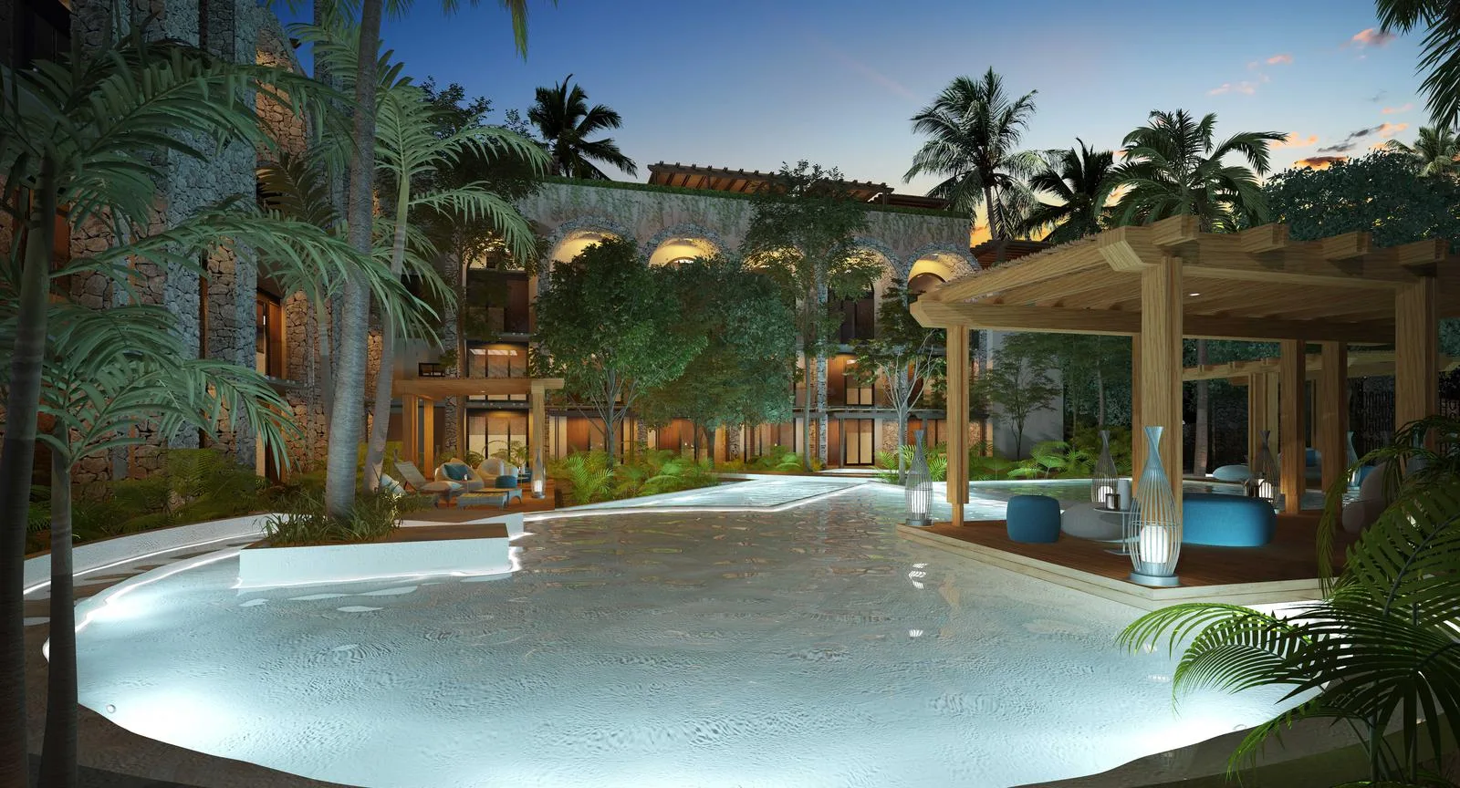 Modern Luxury Residence in Playacar, Playa del Carmen with Resort-Style Amenities