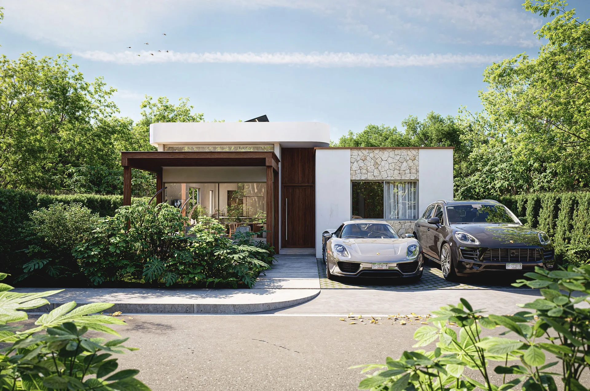 3-Bedroom Villa with Terrace, Garden View in Wellness-Focused Playa del Carmen Community