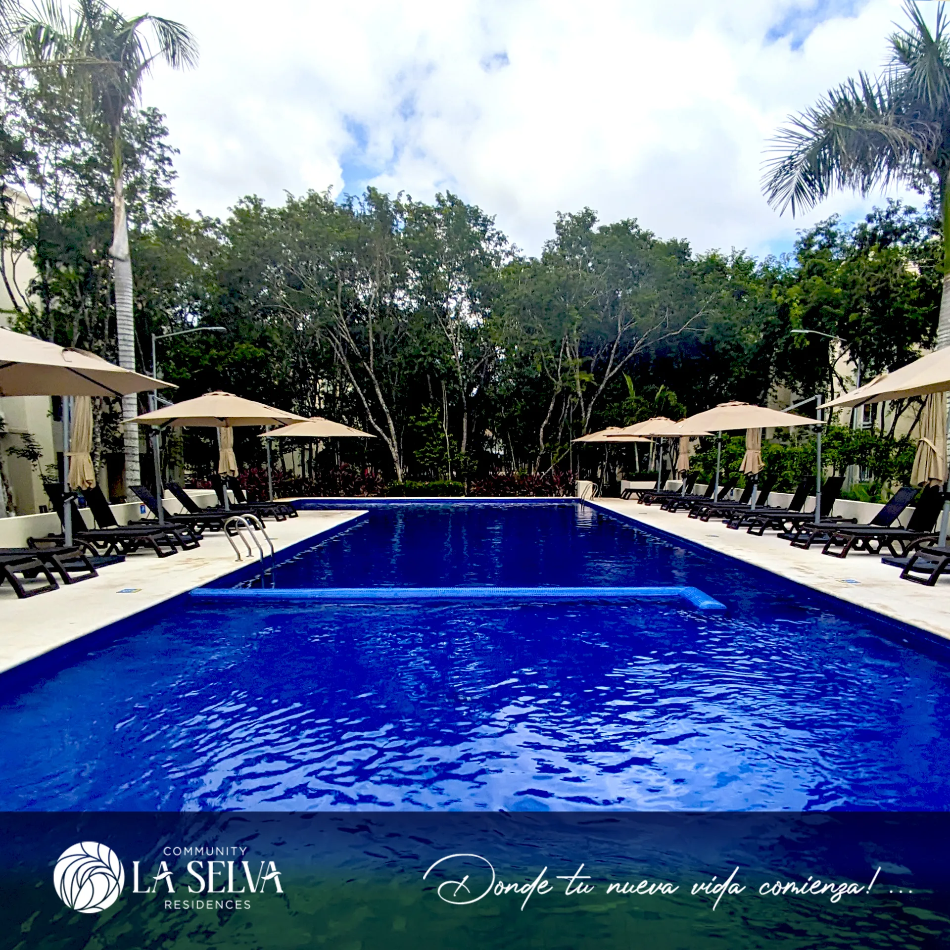 2 & 3 Bedroom Residences with Multiple Pools and Resort Amenities in Playa del Carmen