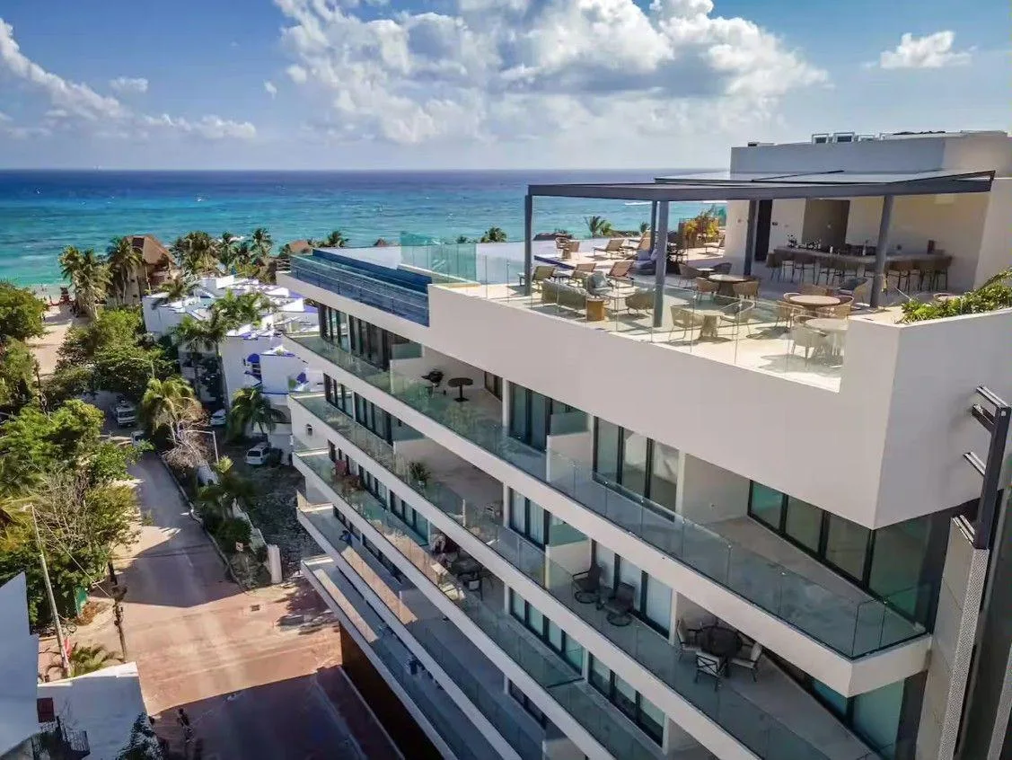 Luxury Apartment with Ocean Views One Block from the Beach in Playa del Carmen