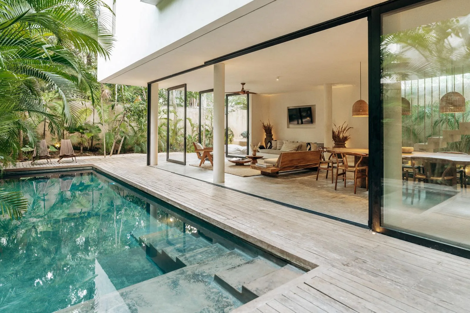 Villa with 4 Bedrooms, Solar Panels, and Private Pool in Aldea Zama Premium, Tulum