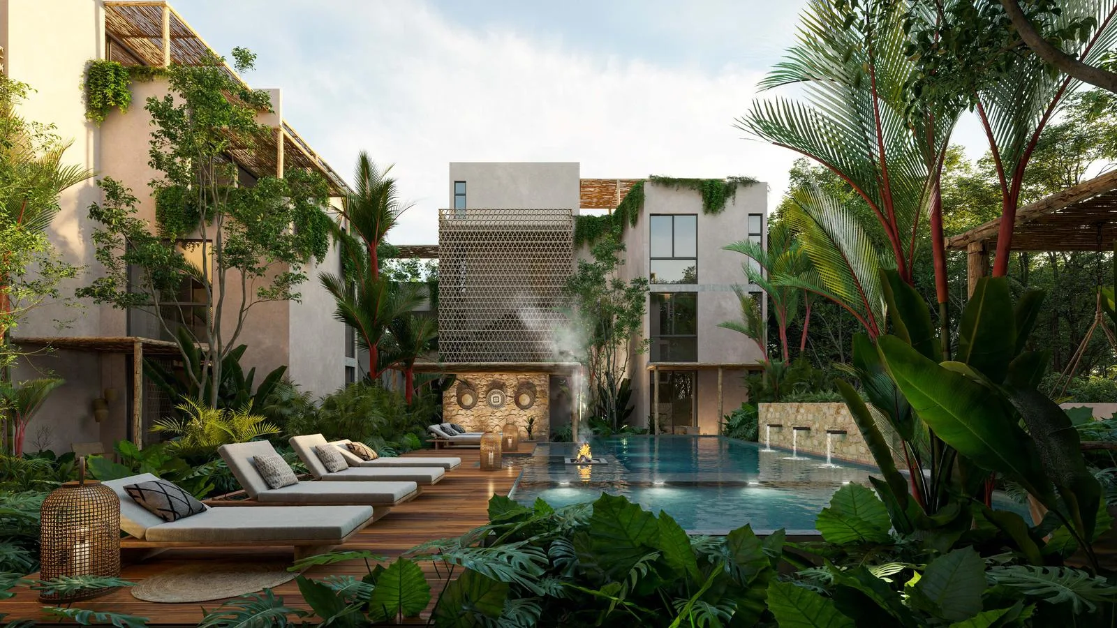 Boutique 18-Apartment Project with Pool, Gardens, and Natural Views in a Private Community