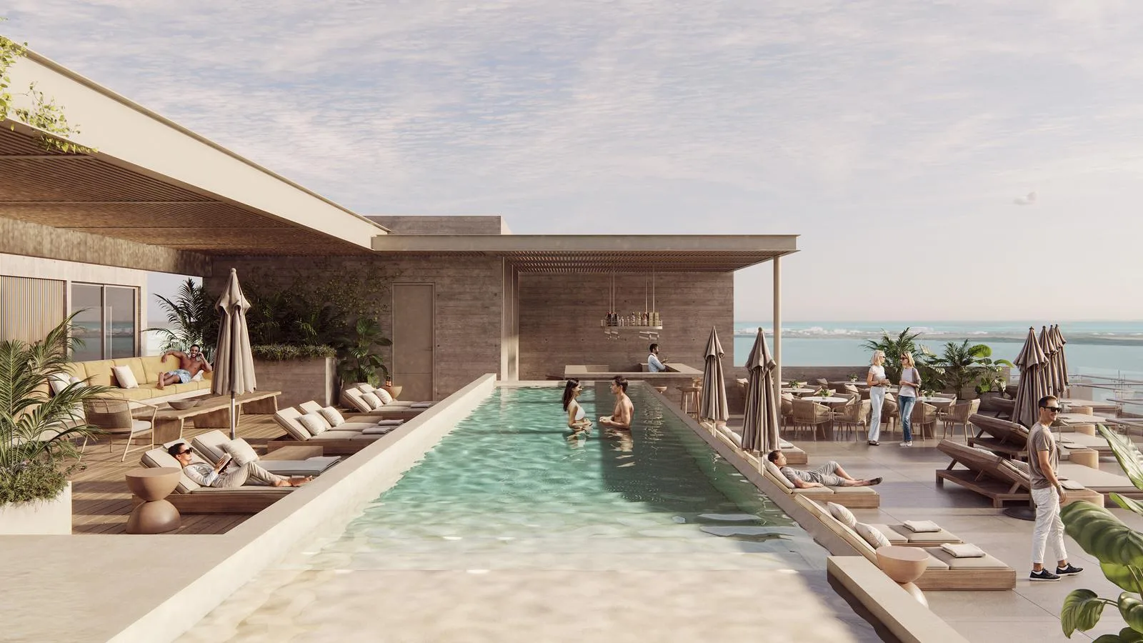 Lagoon-View Apartments in Cancún with Premium Amenities