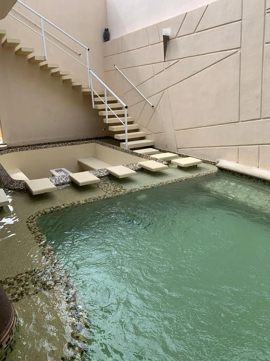 Two-Story Residence with 3 Bedrooms, Private Pool, and Roof Garden in Gated Community near Xcalacoco Beach