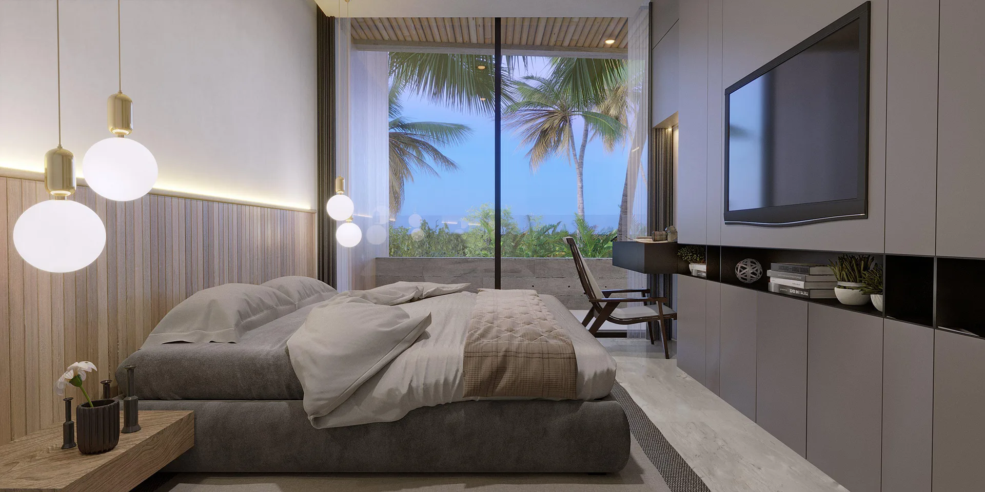 Beachfront Apartment in Puerto Morelos with 1-4 Bedrooms, Pool, and Gym