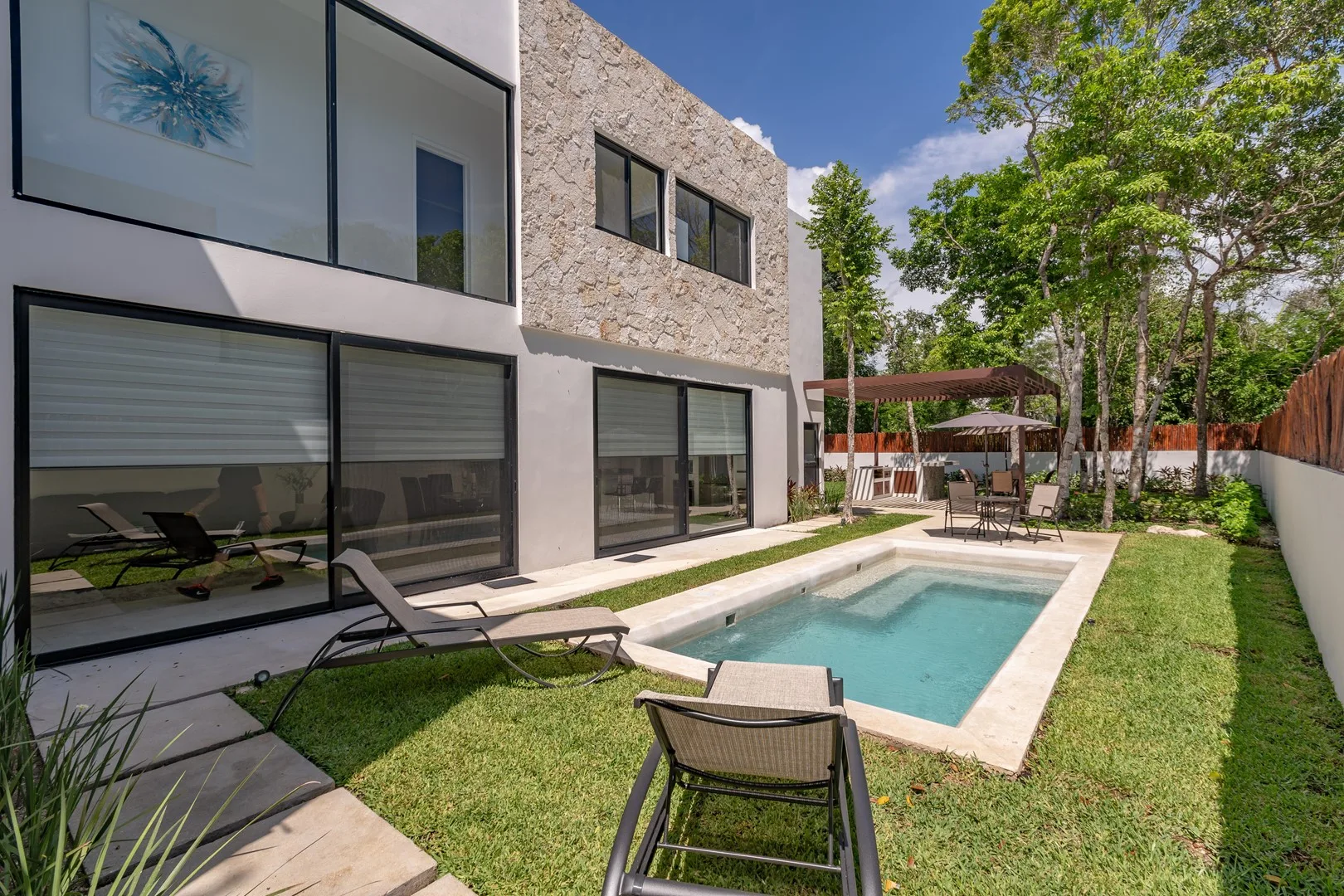Modern 3-Bedroom House with Private Pool in Bahía Príncipe, Mexican Caribbean