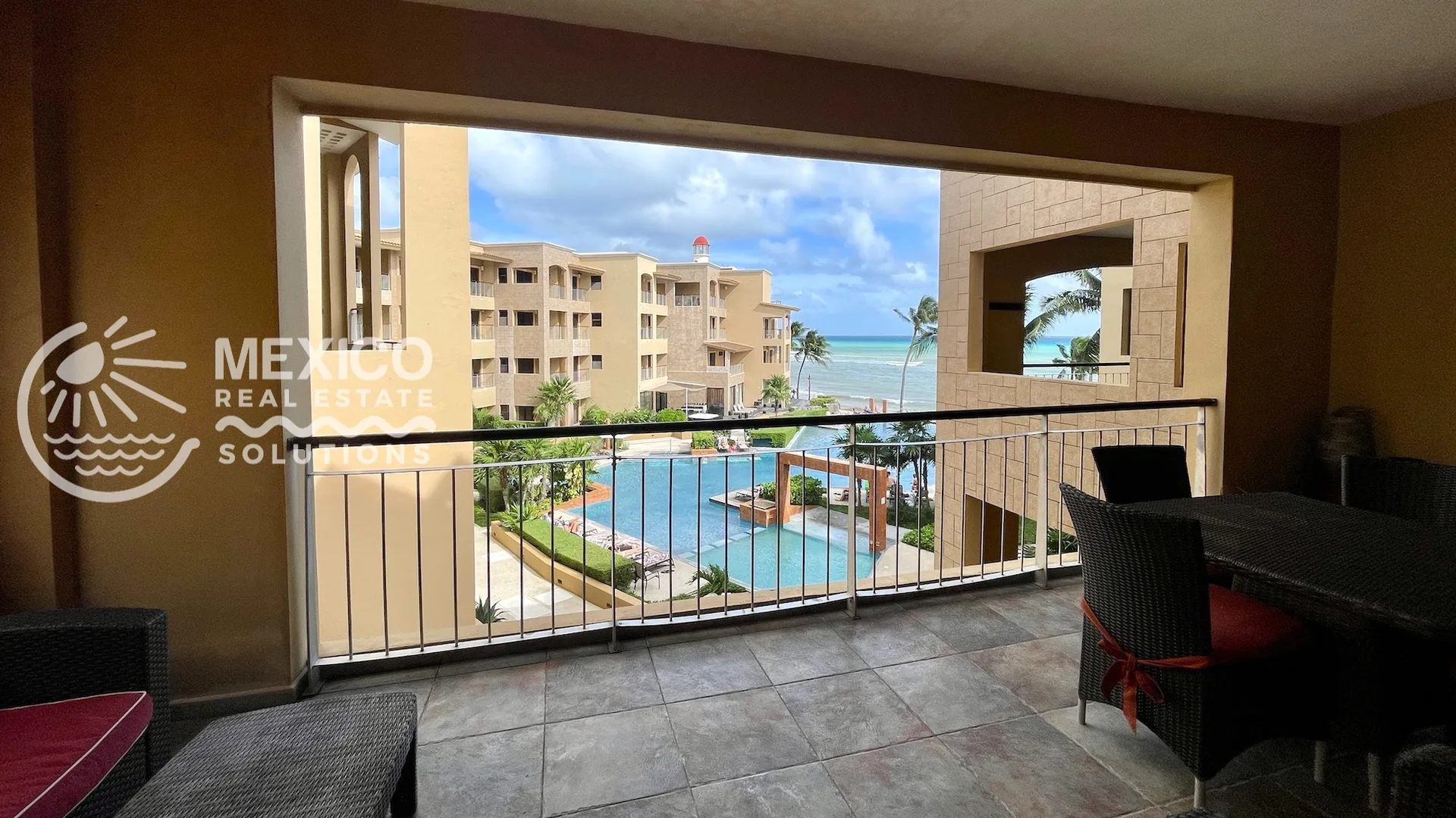 2-Bedroom Beachfront Condo with Private Terrace and Sea Views in Playa del Carmen