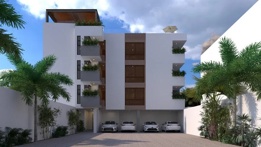 1 & 2 Bedroom Apartments with Pool and Gym near Quinta Avenida, Playa del Carmen